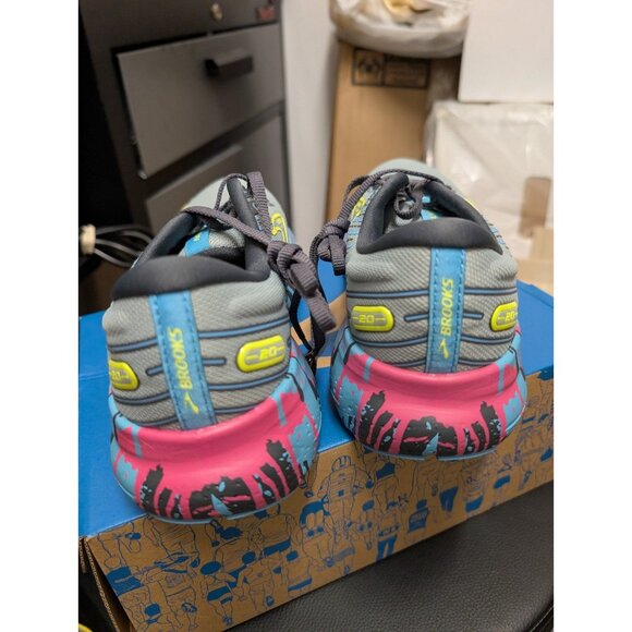 Brooks Glycerin GTS 20 Jadeite/Alaskan Blue/Ebony Running Shoes. SZ 8.5 - Picture 4 of 6